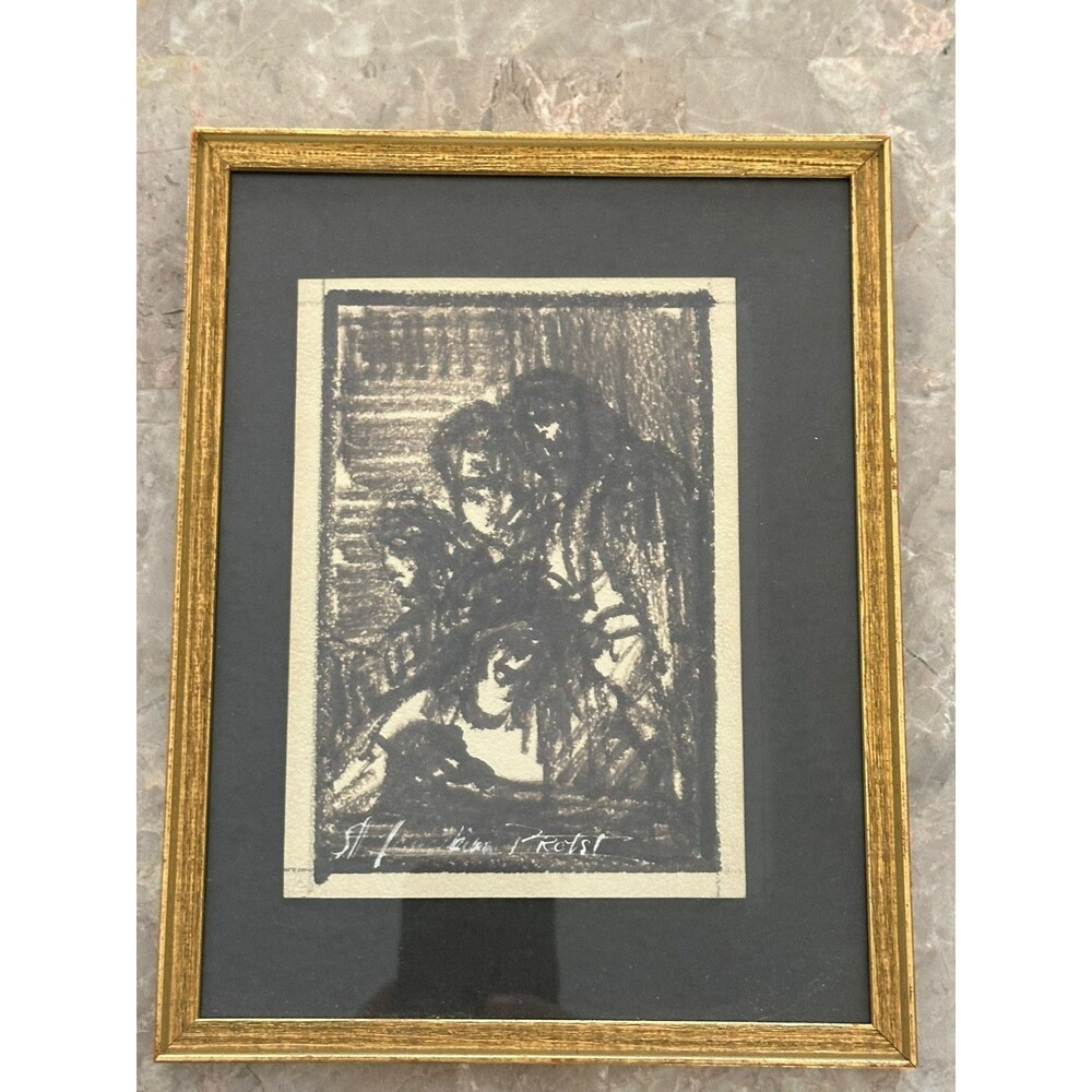 Joachim Probst *Original* Abstract - INK on Paper - 1959  Deposition